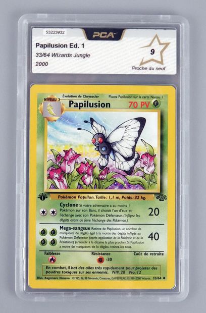 null PAPILUSION Ed 1
Wizards Jungle Block 33/64
Pokémon card PCA 9/10