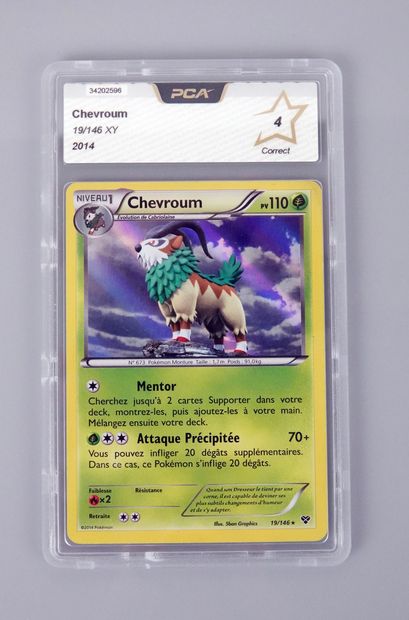 null CHEVROUM
Bloc XY 19/146
Carte Pokémon PCA 4/10