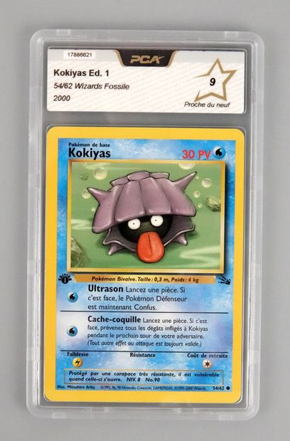 null KOKYAS Ed 1
Wizards Fossil Block 54/62
Pokémon Card PCA 9/10