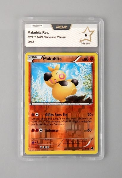 null MAKUHITA Reverse
NB Block Plasma Glaciation 62/116
Pokémon card PCA 6/10