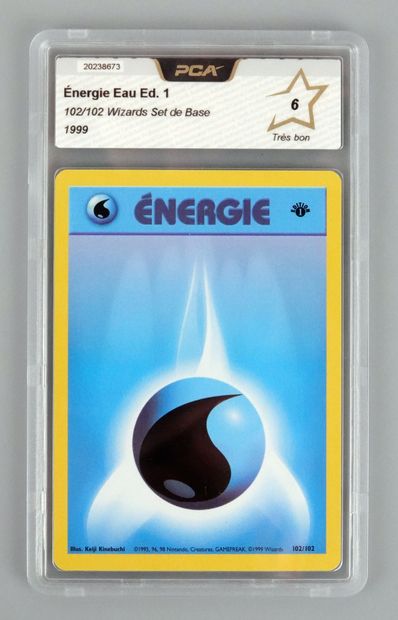 null ENERGIE EAU Ed 1
Bloc Wizards Set de Base 102/102
Carte Pokémon PCA 6/10
