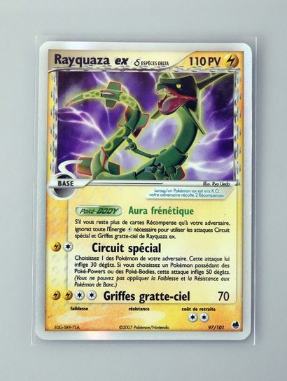 null RAYQUAZA EX
Blox Ex Dragon Island 97/101
Pokemon card in good condition, played...