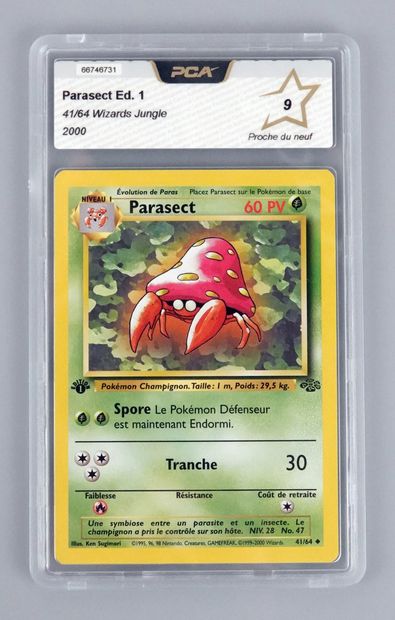 null PARASECT Ed 1
Wizards Jungle 41/64 block
Pokémon card PCA 9/10
