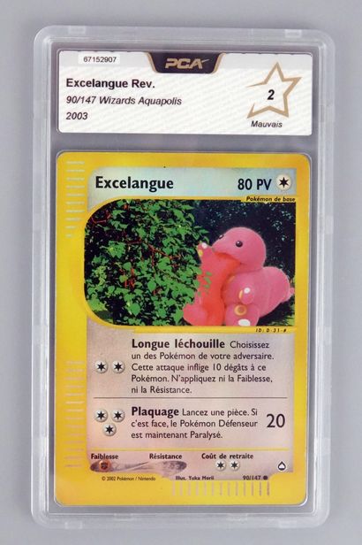 null EXCELANGUE Reverse
Wizards Aquapolis Block 90/147
Pokémon Card PCA 2/10