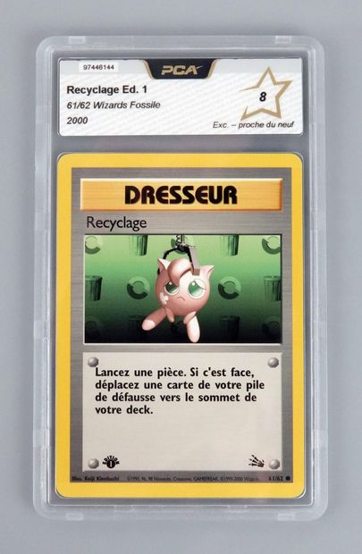 null RECYCLING Ed 1
Wizards Fossil Block 61/62
Pokémon Card PCA 8/10