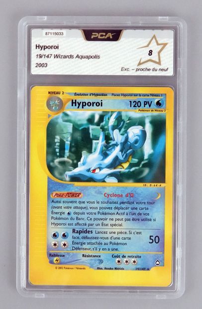null HYPOROI
Bloc Wizards Aquapolis 19/147
Carte Pokémon PCA 8/10