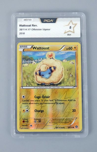 null WATTOUAT Reverse
Bloc XY Offensive Vapeur 38/114
Carte Pokémon PCA 5/10