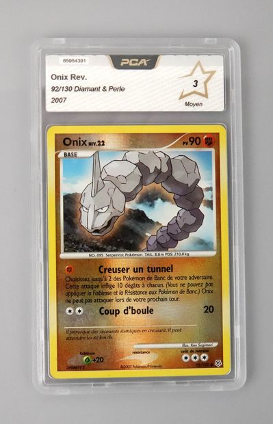 null ONIX Reverse
Diamond and Pearl Block 92/130
Pokémon card PCA 3/10