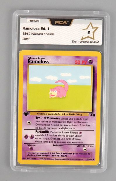 null RAMOLOSS Ed 1
Wizards Fossil Block 55/62
Pokémon Card PCA 8/10
