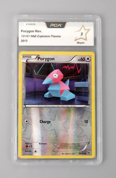 null PORYGON Reverse
Block NB Plasma Explosion 72/101
Pokémon card PCA 3/10
