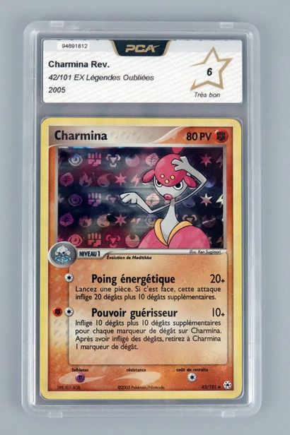 null CHARMINA Reverse
Forgotten Legends Ex Block 42/101
Pokemon Card PCA 6/10