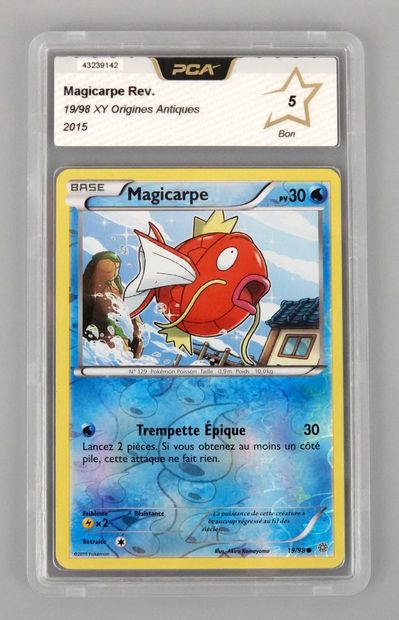 null MAGICARPE Reverse
Bloc XY Origines Antiques 19/98
Carte Pokémon PCA 5/10