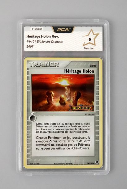 null HERITAGE HOLON Reverse
Ex Dragon Island Block 74/101
Pokémon Card PCA 6/10