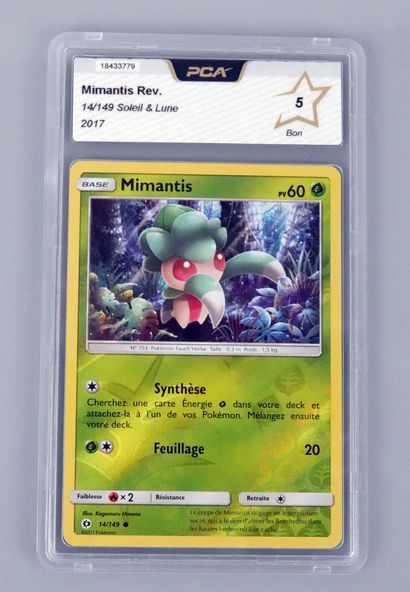 null MIMANTIS Reverse
Sun and Moon Block 14/149
Pokémon Card PCA 5/10