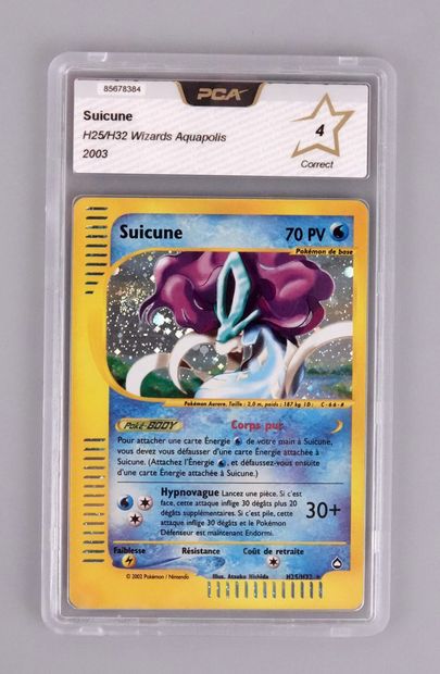 null SUICUNE
Bloc Wizards Aquapolis H25/H32
Carte Pokémon PCA 4/10