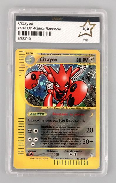 null CIZAYOX
Bloc Wizards Aquapolis H21/H32
Carte Pokémon PCA 9.5/10