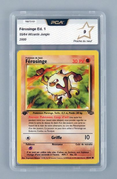 null FEROSINGE Ed 1
Wizards Jungle Block 55/64
Pokémon card PCA 9/10