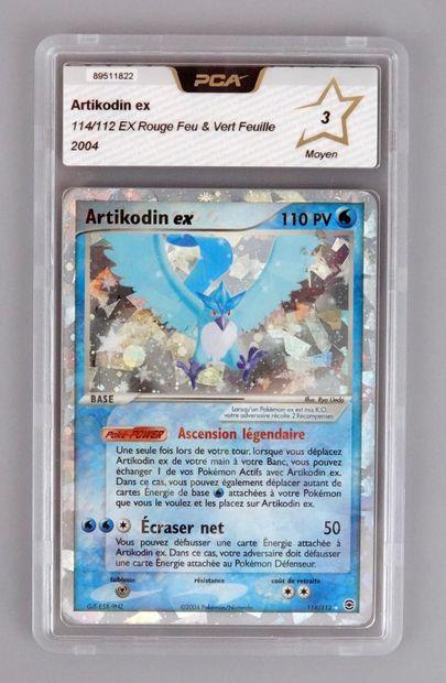 null ARTIKODIN EX
Red Fire and Green Leaf Ex Block 114/112
Pokemon Card PCA 3/10