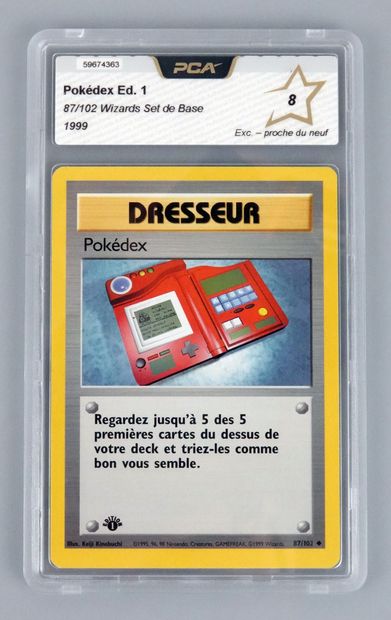 null POKEDEX Ed 1
Wizards Block Basic Set 87/102
Pokémon Card PCA 8/10