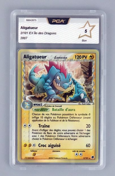 null ALIGATUEUR
Bloc Ex Ile des Dragons 2/101
Carte pokémon PCA 5/10