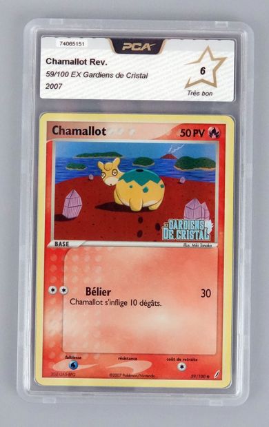 null CHARMALLOT Reverse
Bloc Ex Gardiens de Cristal 59/100
Carte pokémon PCA 6/1...