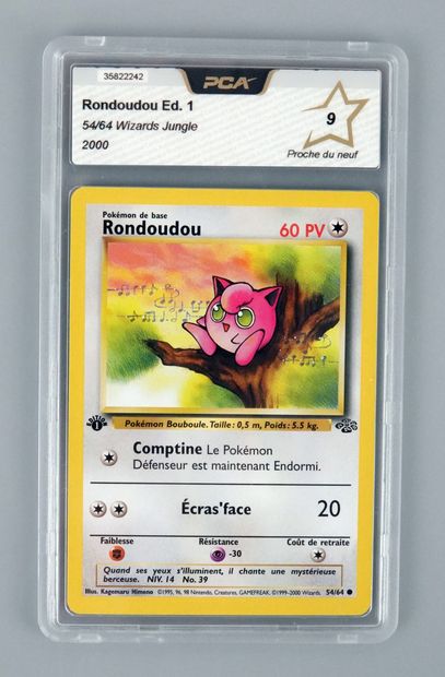 null RONDOUDOU Ed 1
Wizards Jungle Block 54/64
Pokémon card PCA 9/10