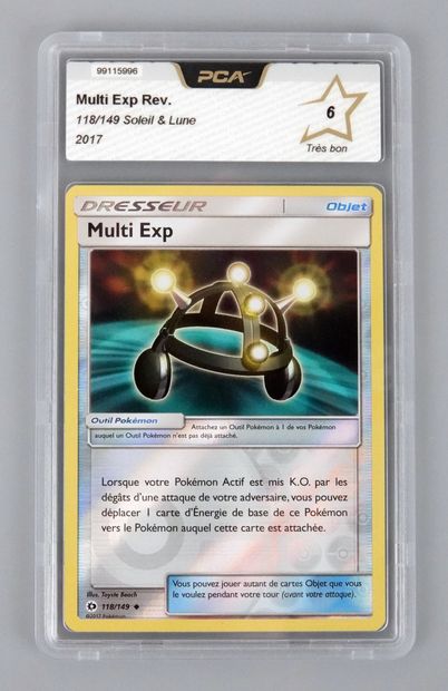 null MULTI EXP Reverse
Bloc Soleil et Lune 118/149
Carte Pokémon PCA 6/10