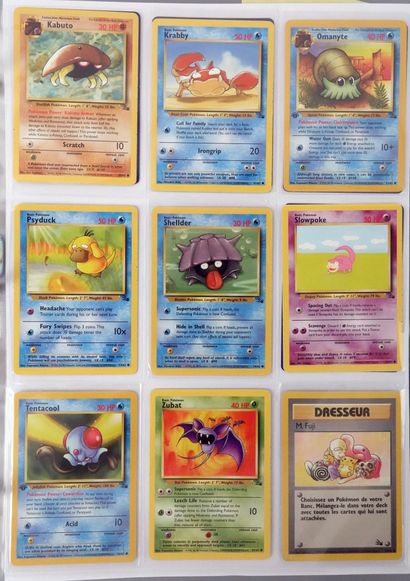 null FOSSILE
Wizards block
Set of 31 pokemon cards mainly in Ed 2, English or Italian...