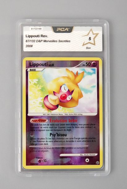 null LIPPOUTI Reverse
Bloc Diamant et Perle Merveilles secrètes 67/132
Carte Pokémon...