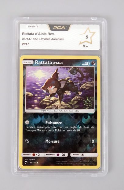 null RATTATA D'ALOLA Reverse
Burning Shadows Sun and Moon Block 81/147
Pokémon Card...