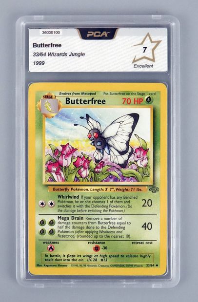 null BUTTER FREE
Wizards Jungle Block 33/64
Pokémon card PCA 7/10