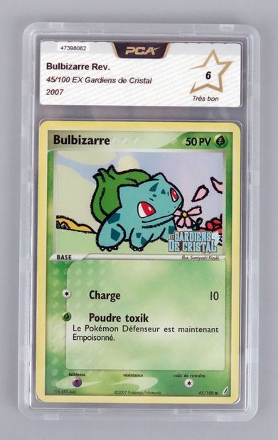 null BULBIZARRE Reverse
Bloc Ex Gardiens de Cristal 45/100
Carte pokémon PCA 6/1...
