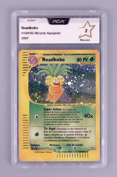 null NOADKOKO
Bloc Wizards Aquapolis H10/H32
Carte Pokémon PCA 2/10
