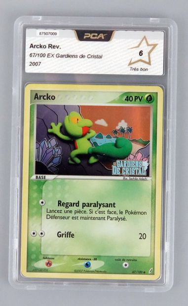 null ARCKO Reverse
Bloc Ex Gardiens de Cristal 67/100
Carte pokémon PCA 6/10