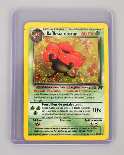 null RAFFLESIA OBSCUR
Bloc Wizards Team Rocket Ed 2
Curieuse carte verso blanc, avec...