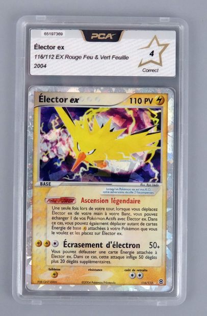 null ELECTOR EX
Red Fire and Green Leaf Ex Block 116/112
Pokemon Card PCA 4/10