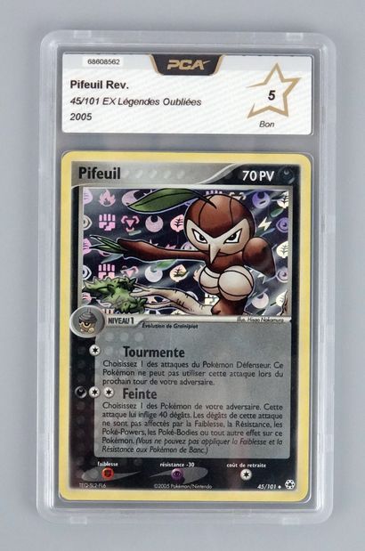null PIFEUIL Reverse
Forgotten Legends Ex Block 45/101
Pokémon Card PCA 5/10