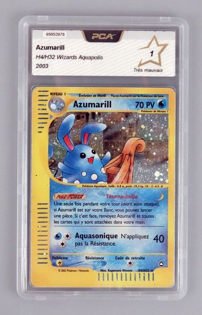 null AZUMARILL
Bloc Wizards Aquapolis H4/H32
Carte Pokémon PCA 1/10