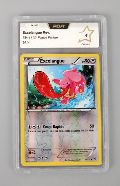 null EXCELANGUE Reverse
XY Block Furious Fists 78/111
Pokémon Card PCA 4/10