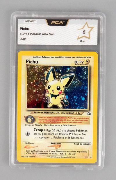 null PICHU
Wizards Neo Genesis Block 12/111
Pokémon Card PCA 5/10