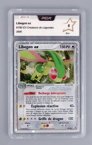 null LIBEGON EX
Bloc Ex Créateurs de Légendes 87/92
Carte Pokémon PCA 5/10