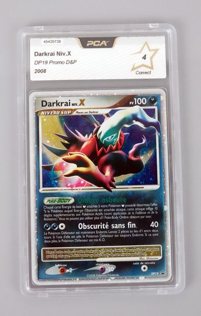 null DARKRAI Niv X
Promo DP 19
Carte Pokémon PCA 4/10