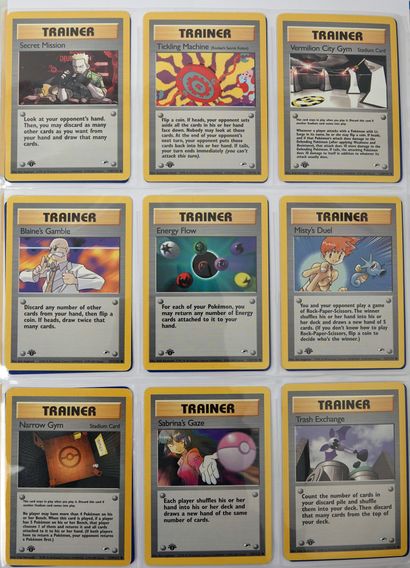 null GYM HEROES
Wizards Block
Set of rare, uncommon and common cards, all in Ed 1...