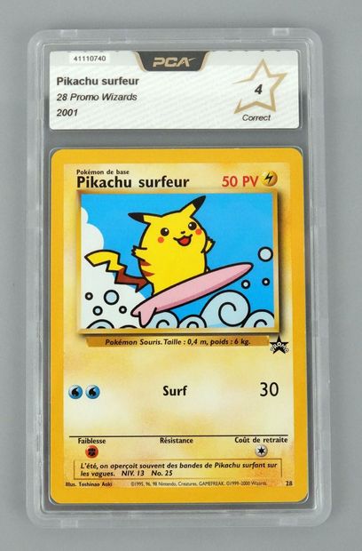 null PIKACHU SURFEUR
28 Promo Wizards
Carte Pokémon PCA 4/10