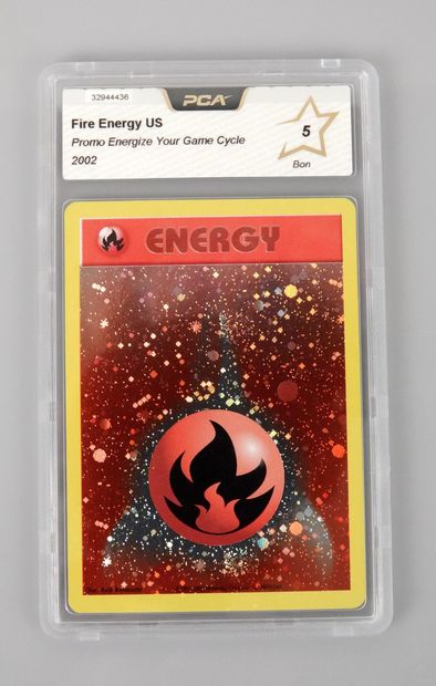 null FIRE ENERGY US
Promo Energize Your Game Cycle 2002
Carte Pokémon PCA 5/10
