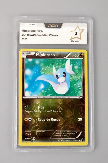 null MINIDRACO Reverse
NB Block Plasma Glaciation 81/116
Pokémon card PCA 2/10