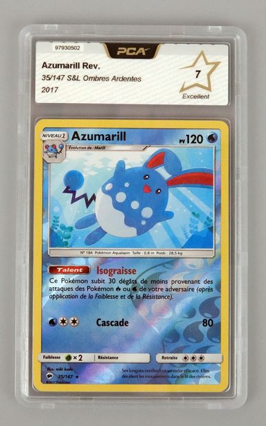 null AZUMARILL Reverse
Bloc Soleil et Lune Ombres Ardentes 35/147
Carte Pokémon PCA...