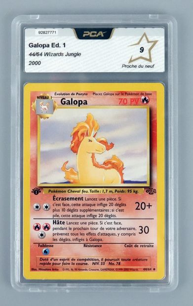 null GALOPA Ed 1
Wizards Jungle Block 44/64
Pokémon card PCA 9/10