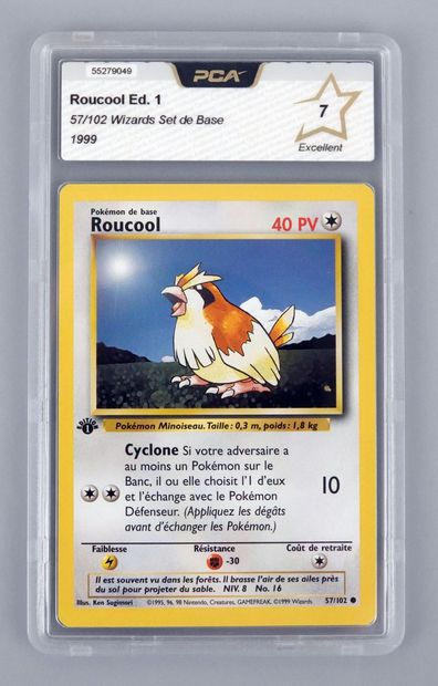 null ROUCOOL Ed 1
Wizards Block Basic Set 57/102
Pokémon Card PCA 7/10