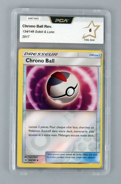 null CHRONO BALL Reverse
Bloc Soleil et Lune 134/149
Carte Pokémon PCA 6/10